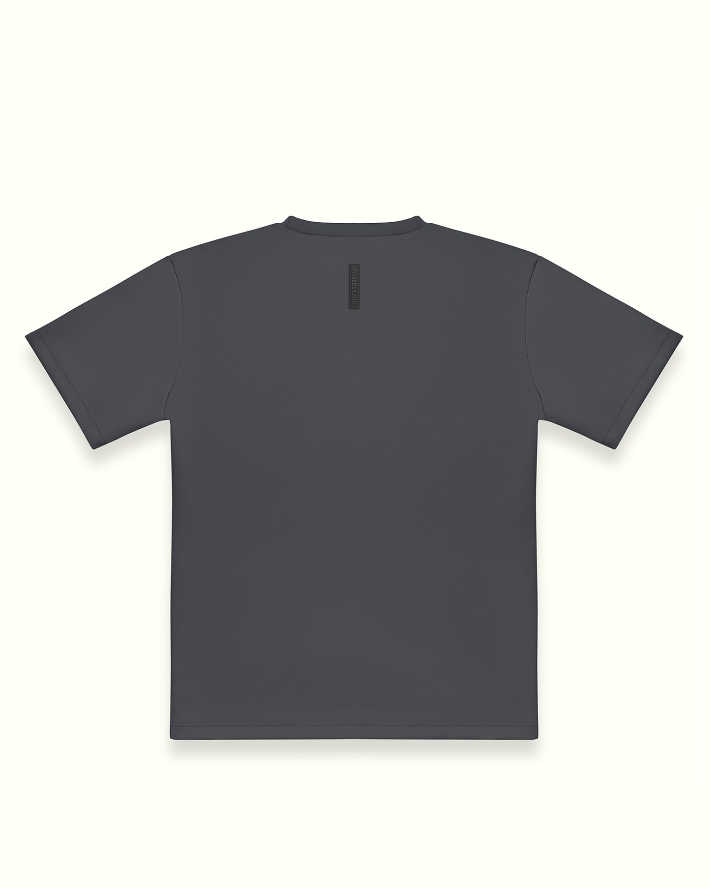 THE REVERSED RELAXED TEE IN DARK GREY