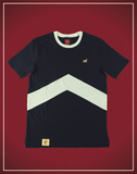 ATHLETICS TEE Black and White