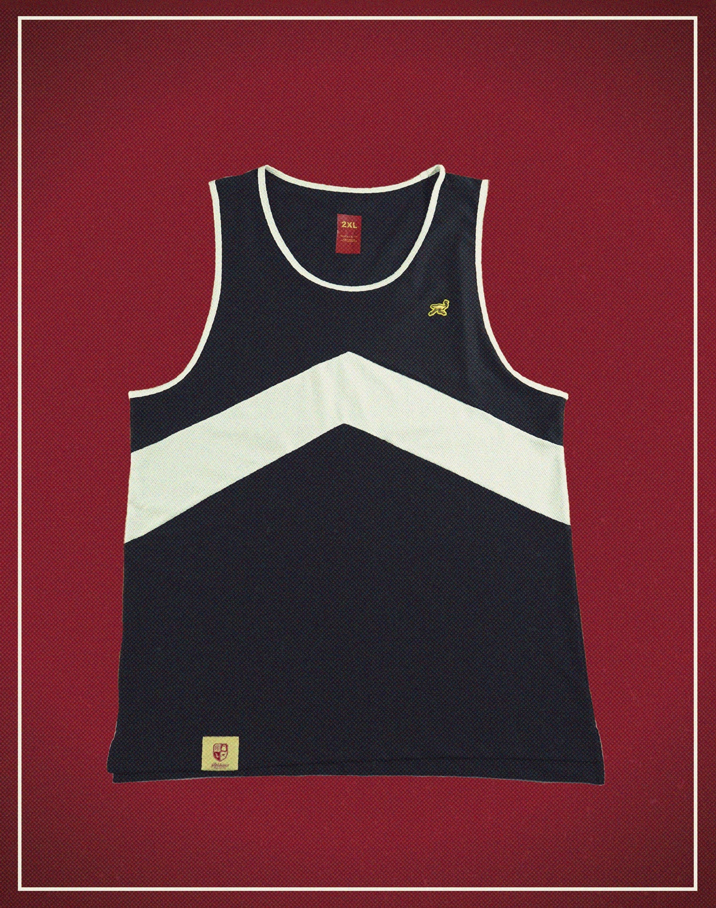 ATHLETICS VEST Black and White