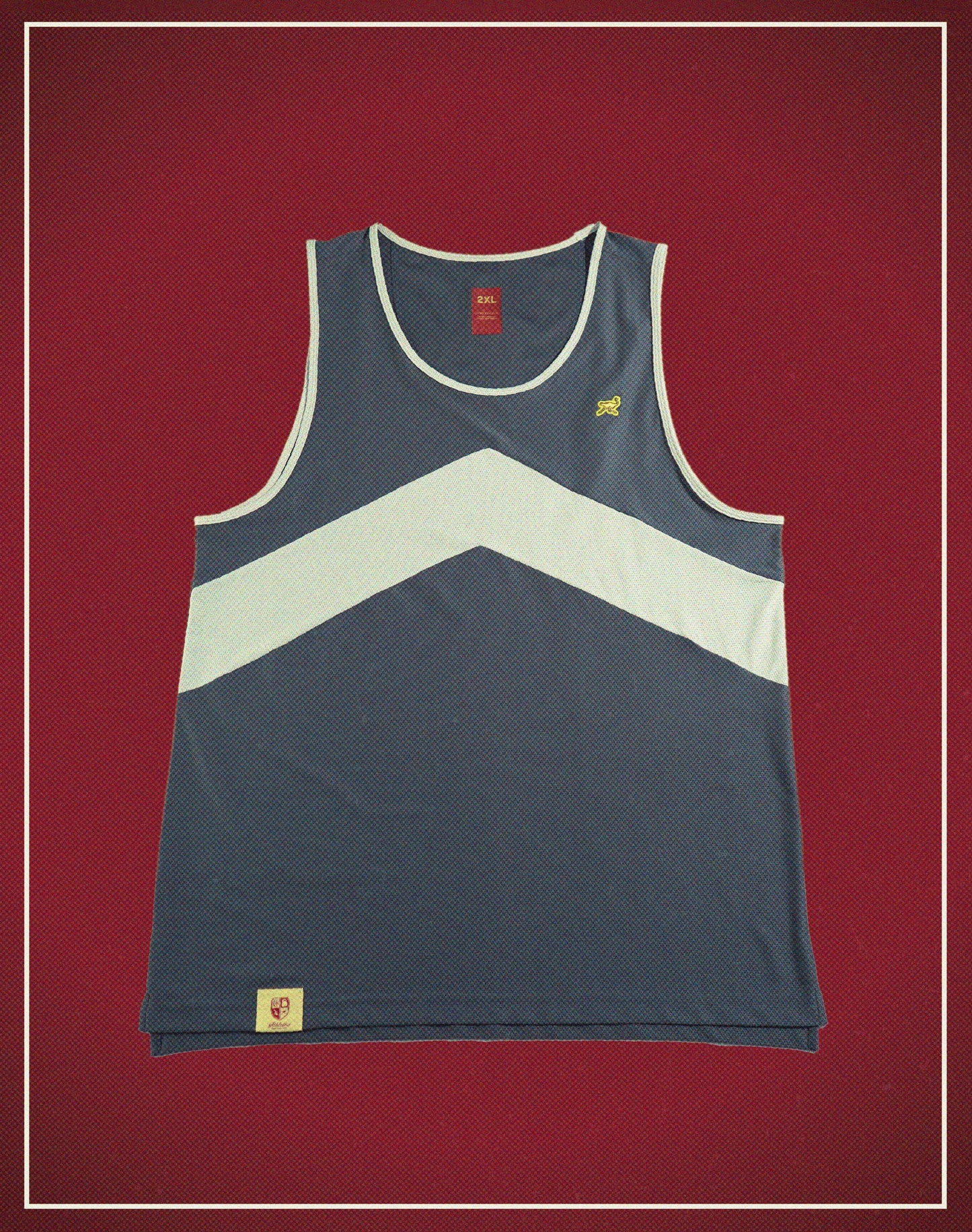 ATHLETICS VEST Dark Grey and Silver Grey