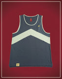 ATHLETICS VEST Dark Grey and Silver Grey