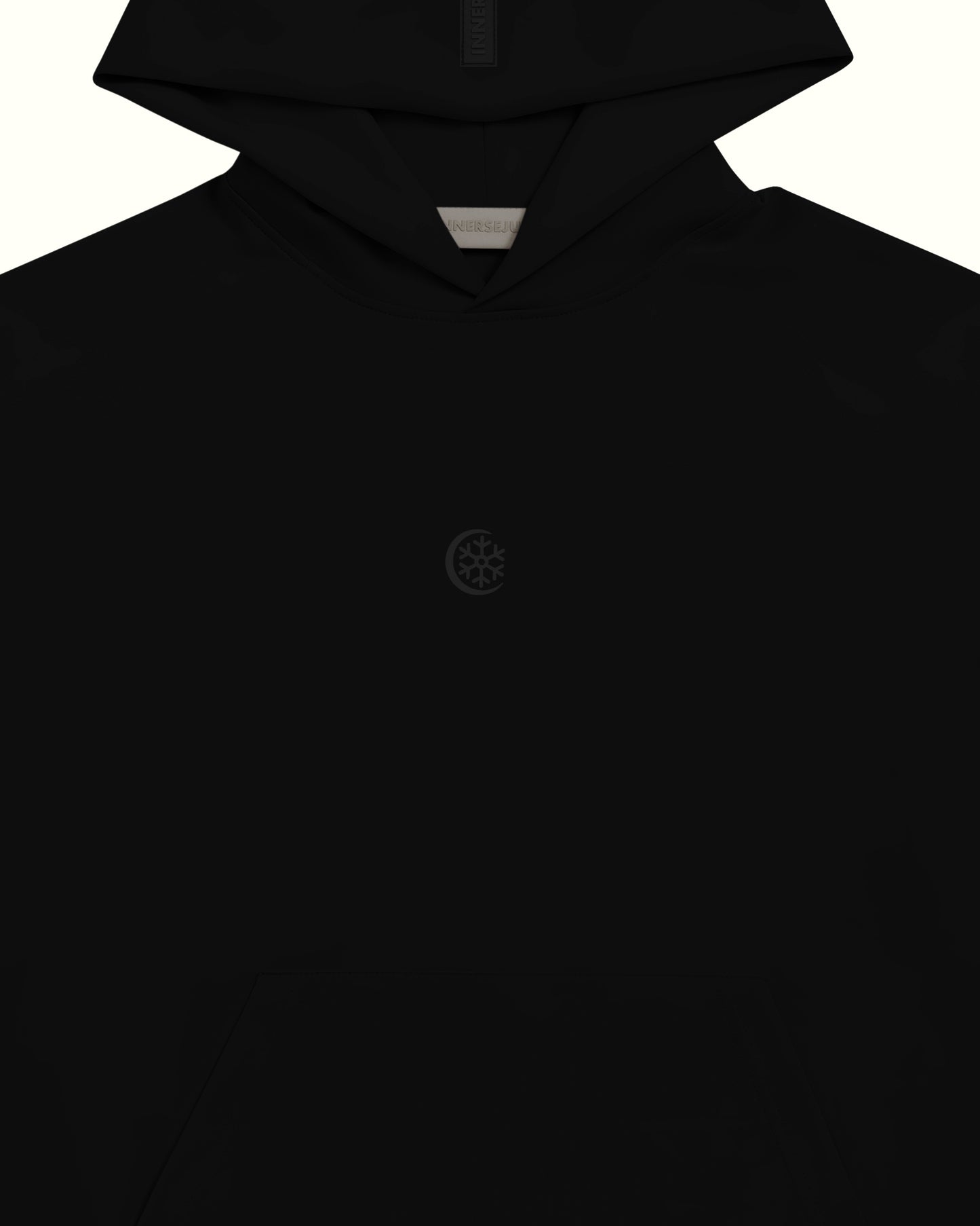 THE INNERSEJUK RELAXED HOODIE IN BLACK