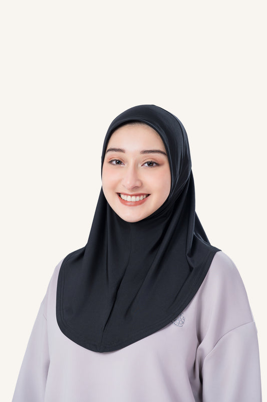 InnerSejuk Tudung Sukan  Adore S  Black