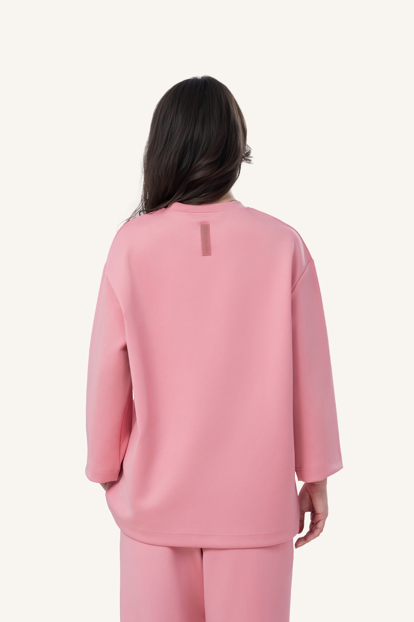 Innersejuk Santai Baggy Top Pink