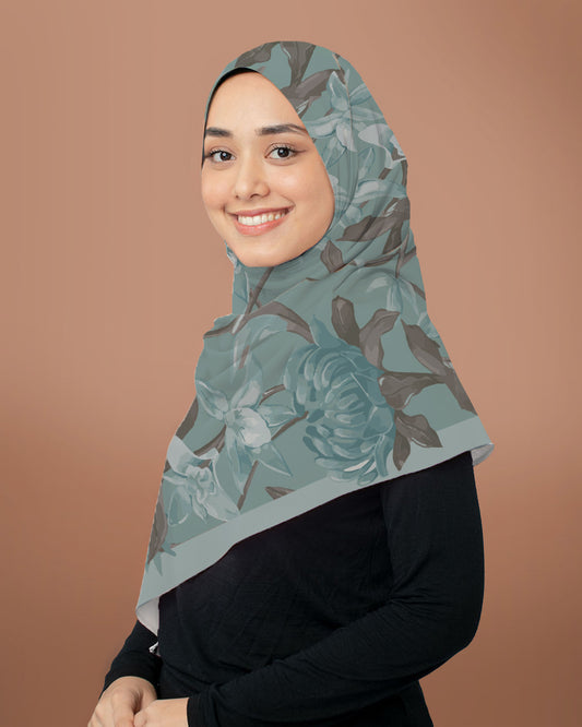 Triangle Florals Blue