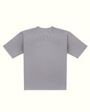 THE INNERSEJUK BACK OVERSIZED TEE IN LIGHT GREY