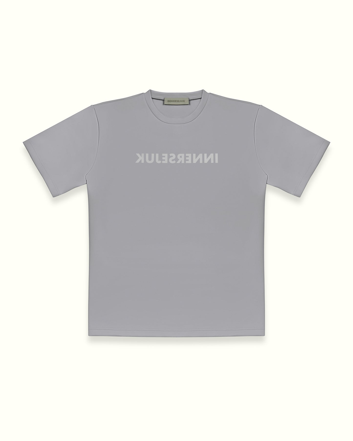 THE REVERSED RELAXED TEE IN LIGHT GREY