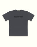 THE REVERSED RELAXED TEE IN DARK GREY