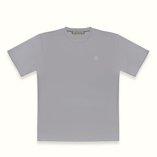 THE INNERSEJUK RELAXED TEE IN LIGHT GREY