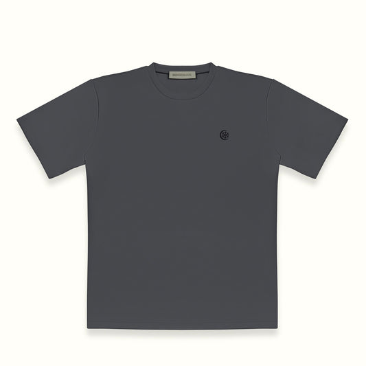 THE INNERSEJUK RELAXED TEE IN DARK GREY