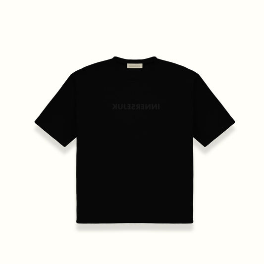 THE REVERSED OVERSIZED TEE IN BLACK