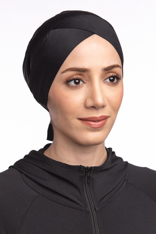 Anak Tudung Sukan Allure Black