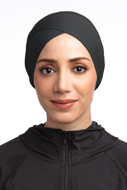 Anak Tudung Sukan Allure Dark Grey