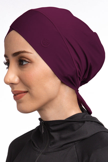 Anak Tudung Sukan  Allure Plum 