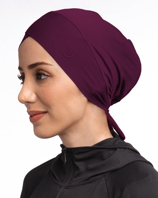 Anak Tudung Sukan  Allure Plum 
