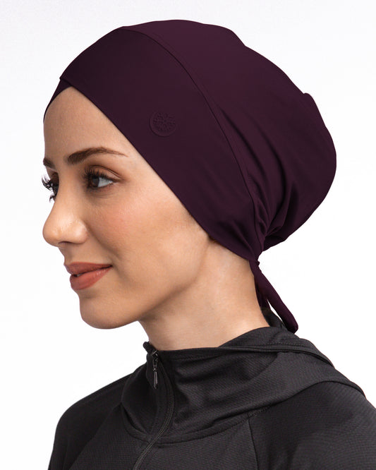Anak Tudung Sukan  Allure Mahogany
