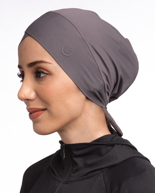 Anak Tudung Sukan Allure Deep Taupe