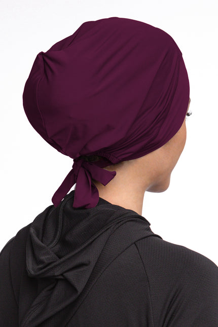 Anak Tudung Sukan  Allure Plum 