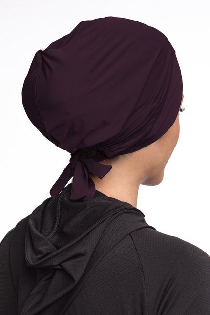 Anak Tudung Sukan  Allure Mahogany