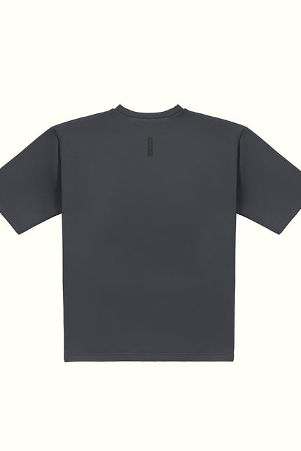 THE MIRROR IMAGE OVERSIZED TEE IN DARK GREY