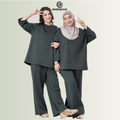 Innersejuk Santai Baggy Pants Emerald Green