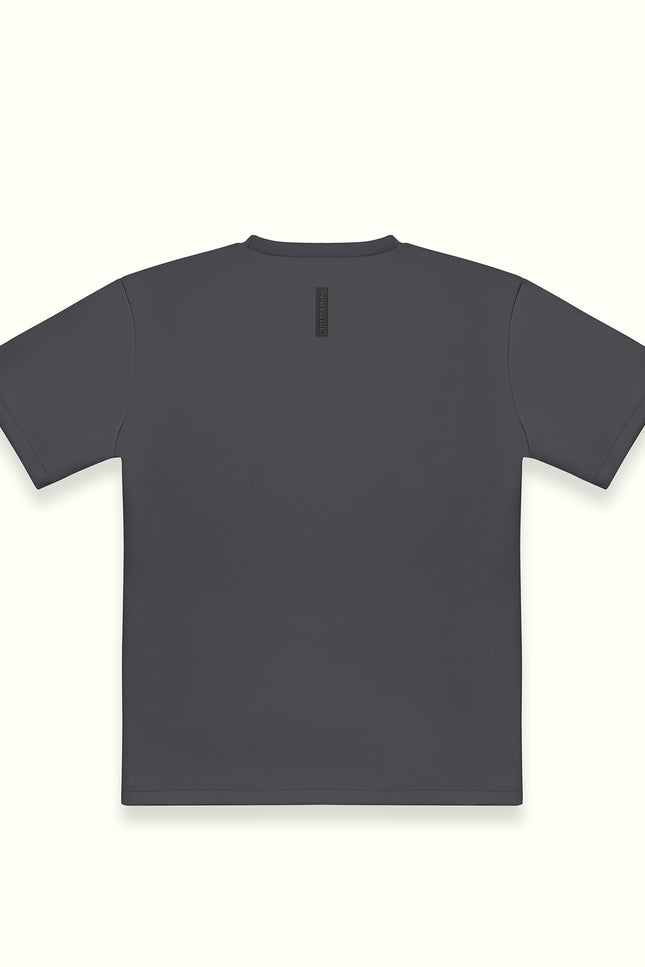 THE ICON REGULAR TEE IN DARK GREY