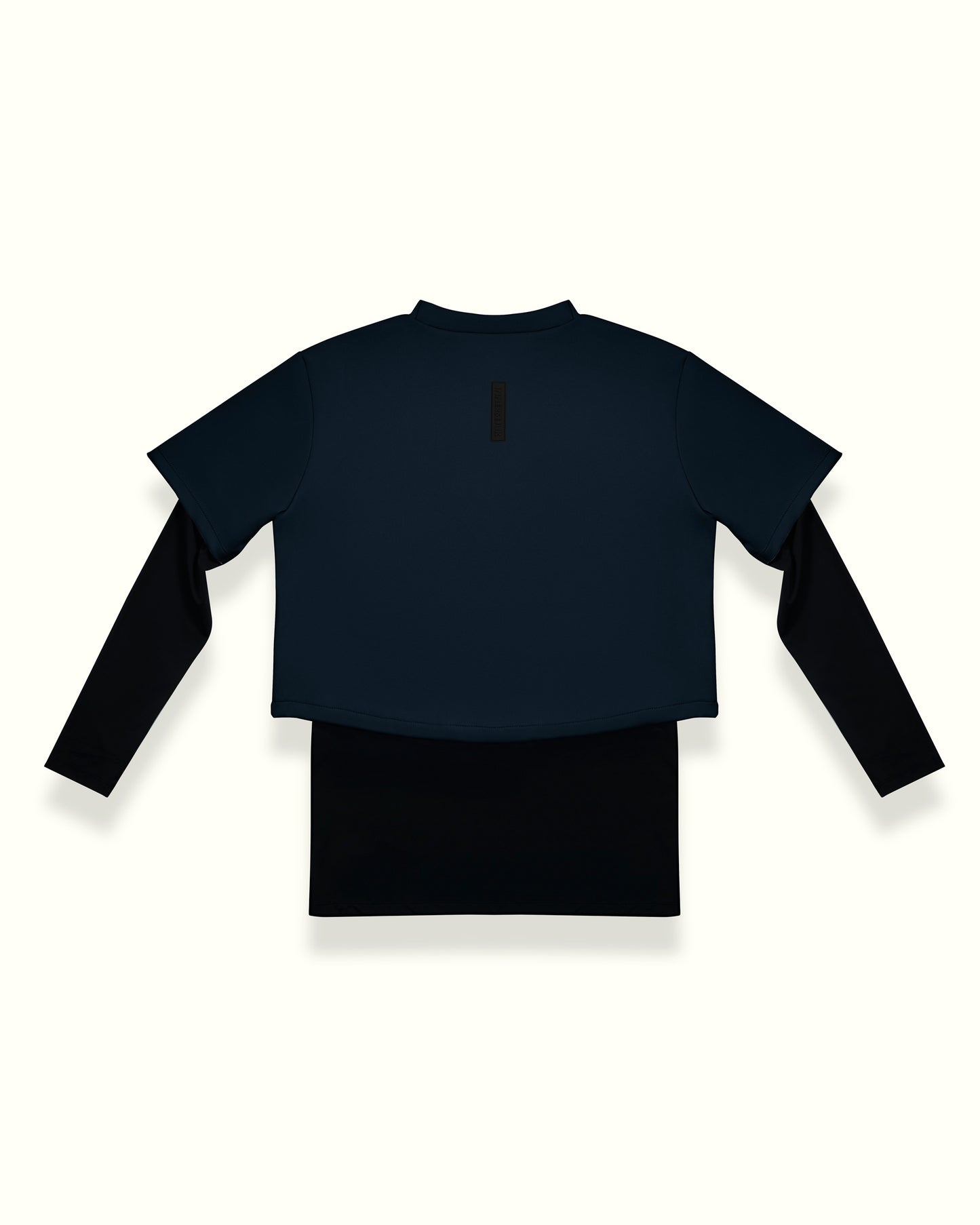 THE ICON 2-IN-1 CROP TOP  IN DARK BLUE