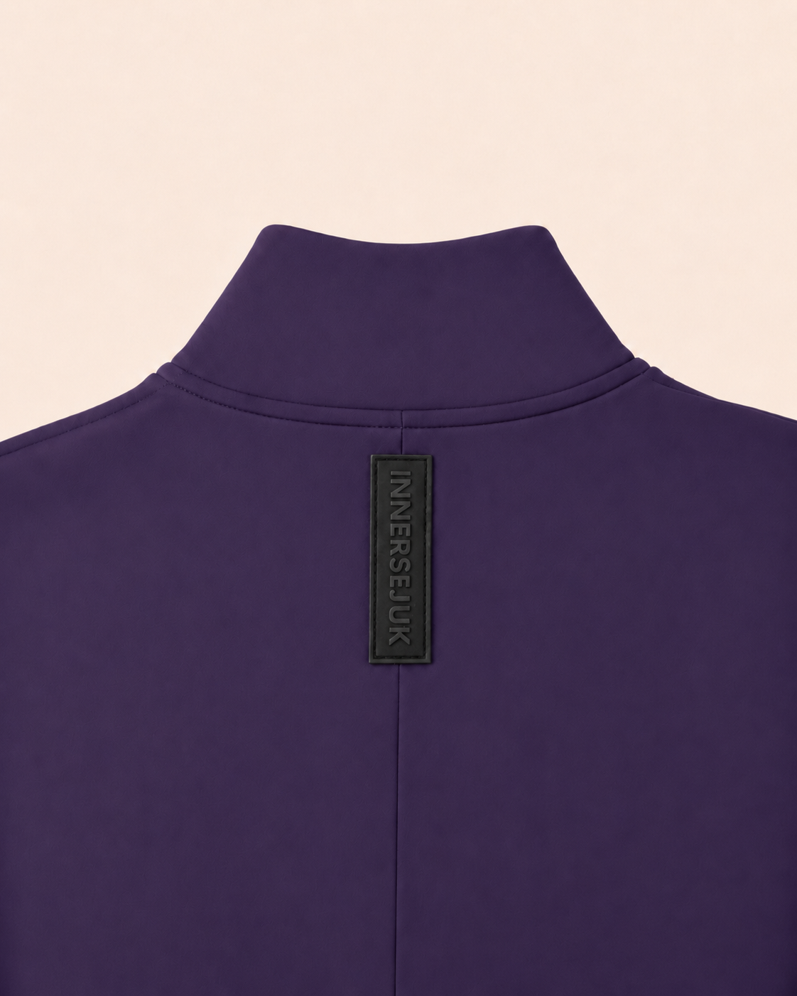 Dark Purple Oversized Parka Jacket