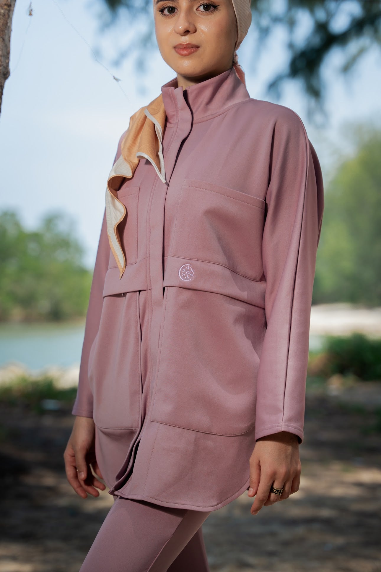 Plum Oversized Parka Jacket