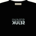 THE MIRROR IMAGE OVERSIZED TEE IN BLACK