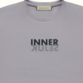 THE MIRROR IMAGE OVERSIZED TEE IN LIGHT GREY