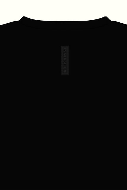 THE REVERSED REGULAR TEE IN BLACK