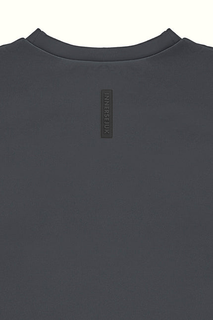 THE MIRROR IMAGE OVERSIZED TEE IN DARK GREY