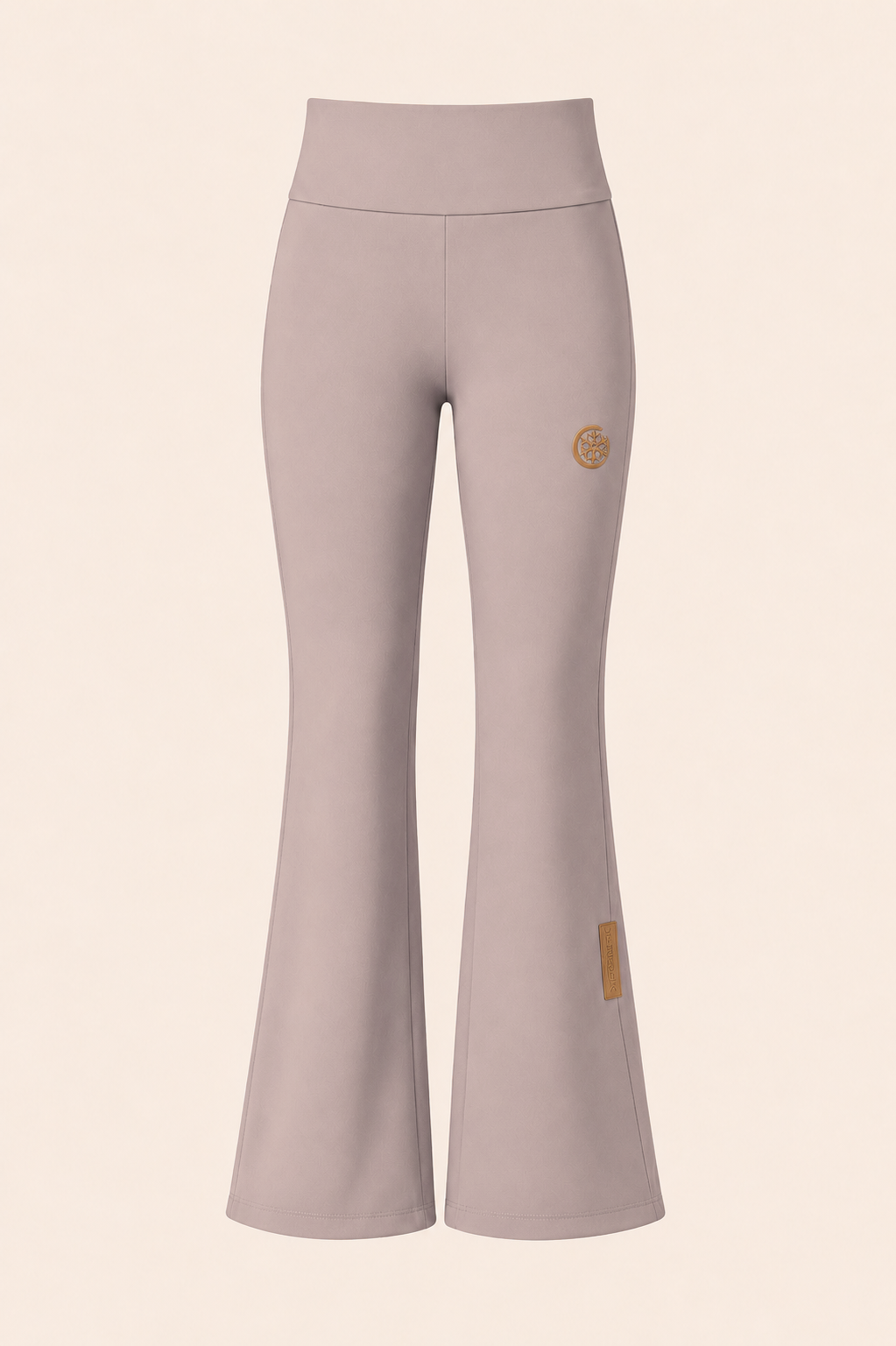 Khaki Boot Cut Flare Pants