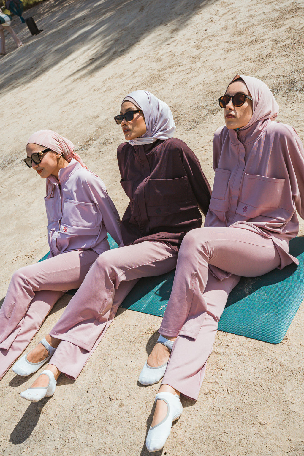 Dusty Lilac Boot Cut Flare Pants