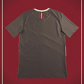 ATHLETICS TEE Brown and Cream