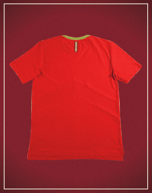 ATHLETICS TEE Red and Gold