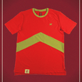 ATHLETICS TEE Red and Gold