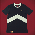 ATHLETICS TEE Black and White
