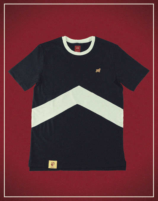 ATHLETICS TEE Black and White