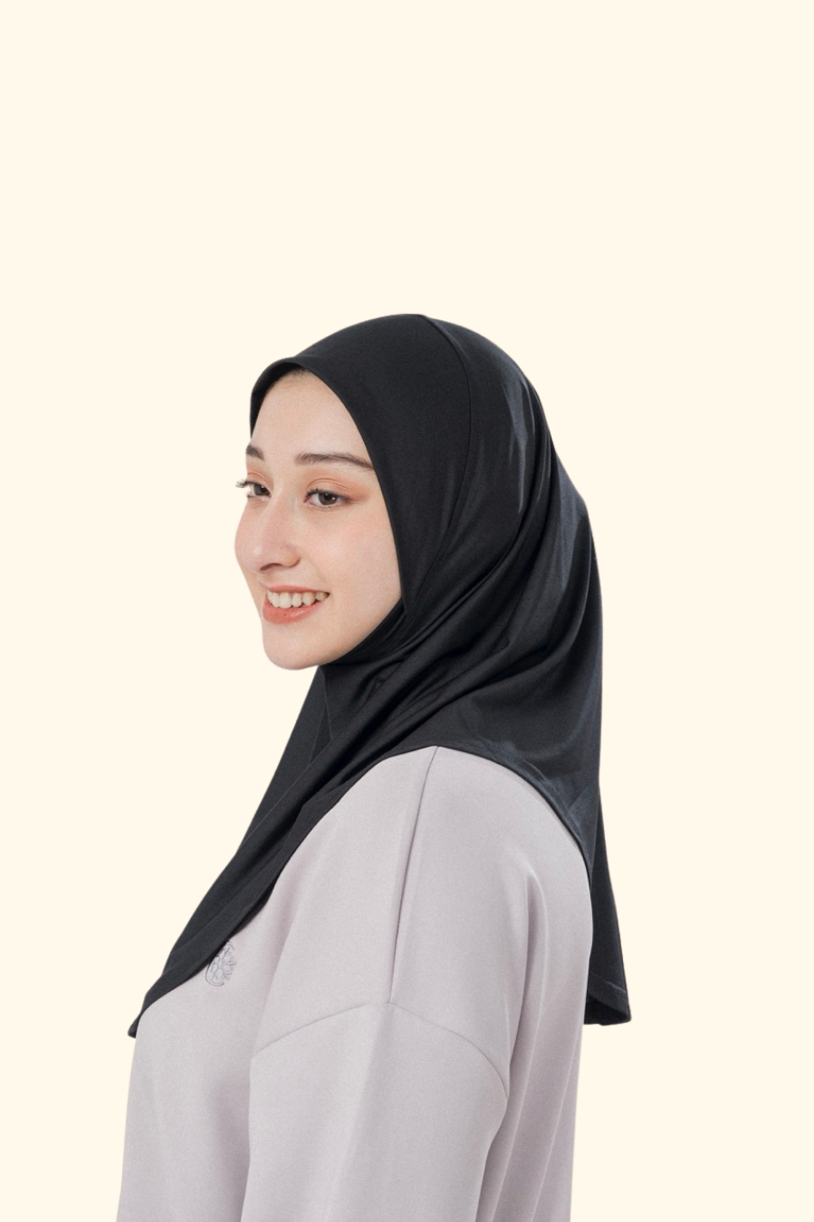 Innersejuk Sports Hijab Adore Black
