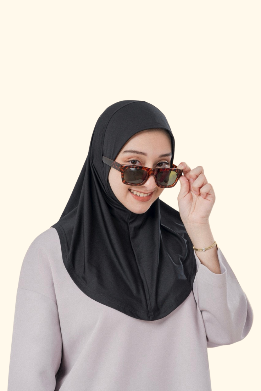 Innersejuk Sports Hijab Adore Black