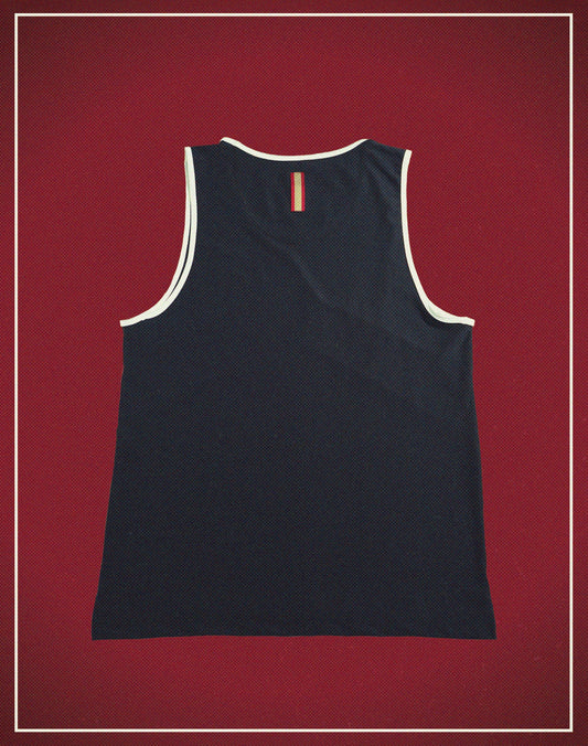 ATHLETICS VEST Black and White
