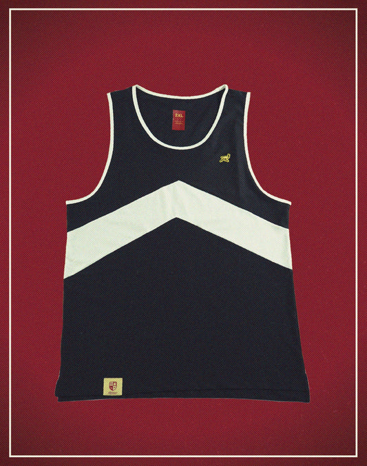 ATHLETICS VEST Black and White