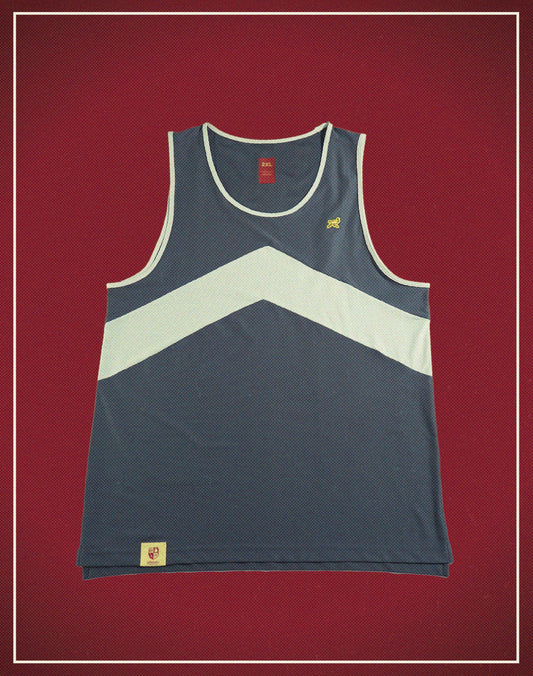 ATHLETICS VEST Dark Grey and Silver Grey