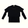 THE CLASSIC 2-IN-1 CROP TOP IN BLACK