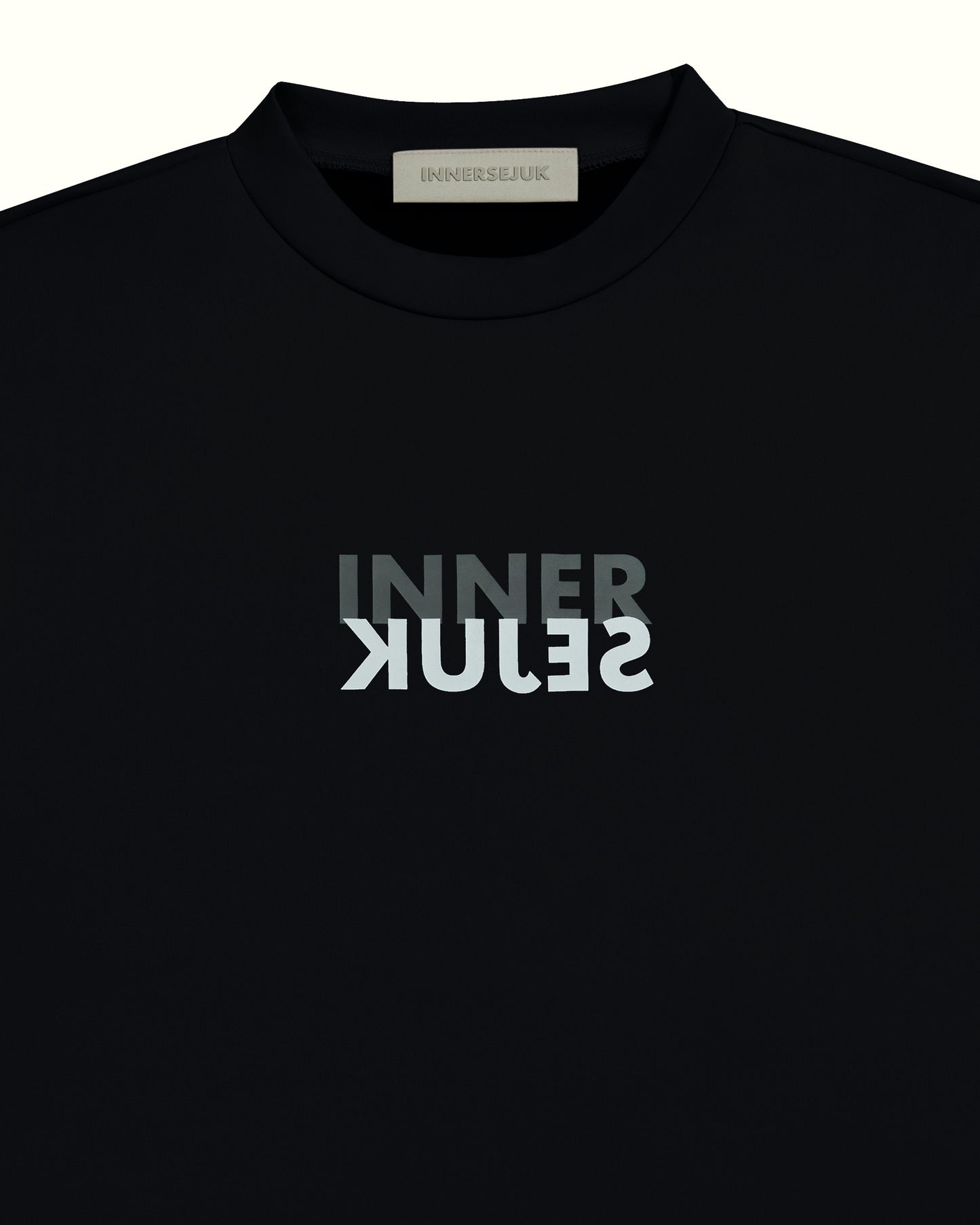 THE MIRROR IMAGE 2-IN-1 CROP TOP IN BLACK