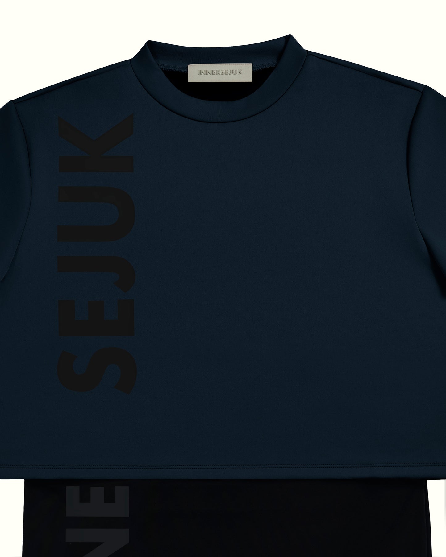 THE ICON 2-IN-1 CROP TOP  IN DARK BLUE