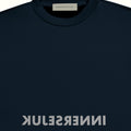 THE REVERSE 2-IN-1 CROP TOP  IN DARK BLUE