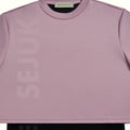 THE ICON 2-IN-1 CROP TOP  IN DUSTY PURPLE